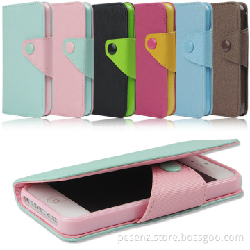 Deluxe Leather Mobile Phone Case for iPhone 5g